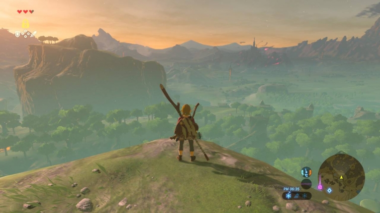 『ゼルダの伝説 ブレス オブ ワイルド』の画面キャプチャ