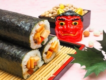 恵方巻と節分の豆